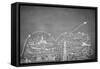 Chalk Drawn Business Plan Sketch-Sergey Nivens-Framed Stretched Canvas