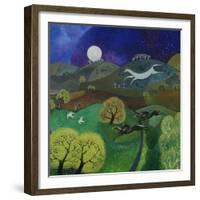 Chalk Horse Hill, 2010-Lisa Graa Jensen-Framed Giclee Print