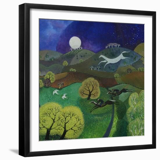 Chalk Horse Hill, 2010-Lisa Graa Jensen-Framed Giclee Print