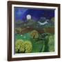 Chalk Horse Hill, 2010-Lisa Graa Jensen-Framed Premium Giclee Print