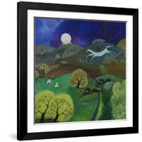 Chalk Horse Hill, 2010-Lisa Graa Jensen-Framed Premium Giclee Print