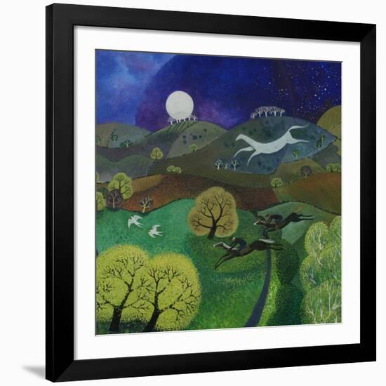 Chalk Horse Hill, 2010-Lisa Graa Jensen-Framed Premium Giclee Print