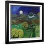 Chalk Horse Hill, 2010-Lisa Graa Jensen-Framed Premium Giclee Print