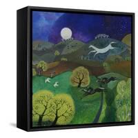 Chalk Horse Hill, 2010-Lisa Graa Jensen-Framed Stretched Canvas