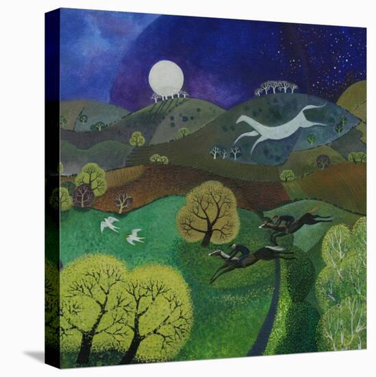 Chalk Horse Hill, 2010-Lisa Graa Jensen-Stretched Canvas