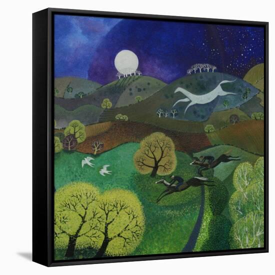 Chalk Horse Hill, 2010-Lisa Graa Jensen-Framed Stretched Canvas