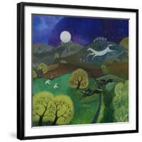 Chalk Horse Hill, 2010-Lisa Graa Jensen-Framed Giclee Print