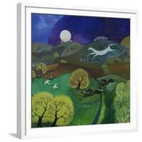 Chalk Horse Hill, 2010-Lisa Graa Jensen-Framed Giclee Print