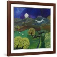 Chalk Horse Hill, 2010-Lisa Graa Jensen-Framed Giclee Print