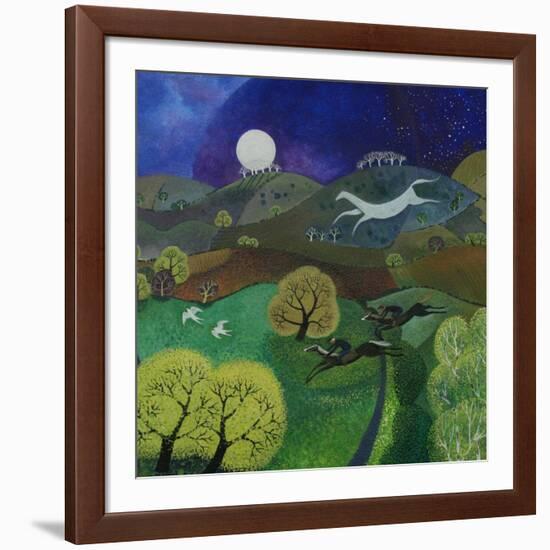 Chalk Horse Hill, 2010-Lisa Graa Jensen-Framed Giclee Print