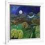 Chalk Horse Hill, 2010-Lisa Graa Jensen-Framed Premium Giclee Print