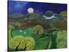 Chalk Horse Hill, 2010-Lisa Graa Jensen-Stretched Canvas