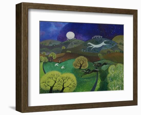 Chalk Horse Hill, 2010-Lisa Graa Jensen-Framed Giclee Print