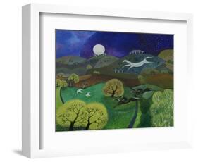 Chalk Horse Hill, 2010-Lisa Graa Jensen-Framed Giclee Print