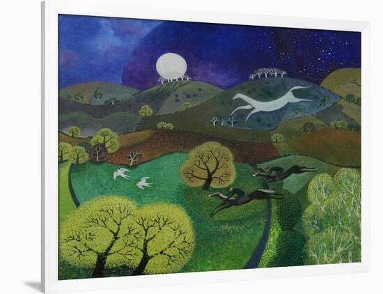 Chalk Horse Hill, 2010-Lisa Graa Jensen-Framed Premium Giclee Print