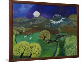 Chalk Horse Hill, 2010-Lisa Graa Jensen-Framed Premium Giclee Print