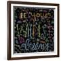 Chalk it Up 7-Holli Conger-Framed Giclee Print