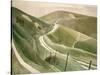 Chalk Paths-Eric Ravilious-Stretched Canvas