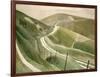 Chalk Paths-Eric Ravilious-Framed Giclee Print