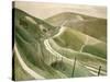 Chalk Paths-Eric Ravilious-Stretched Canvas