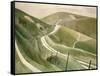 Chalk Paths-Eric Ravilious-Framed Stretched Canvas