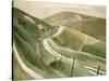 Chalk Paths-Eric Ravilious-Stretched Canvas