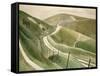 Chalk Paths-Eric Ravilious-Framed Stretched Canvas