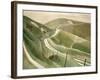 Chalk Paths-Eric Ravilious-Framed Giclee Print