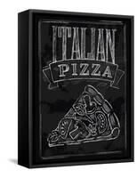 Chalk Pizza-bioraven-Framed Stretched Canvas