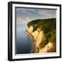 Chalk Rocks in the Morning Light, National Park Jasmund, Mecklenburg-West Pomerania-Andreas Vitting-Framed Photographic Print