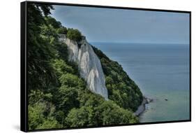 Chalk rocks Jasmund national park-Mandy Stegen-Framed Stretched Canvas