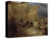 Chalk Rocks of Ruegen-Karl Blechen-Stretched Canvas