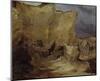 Chalk Rocks of Ruegen-Karl Blechen-Mounted Art Print