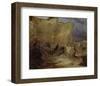 Chalk Rocks of Ruegen-Karl Blechen-Framed Art Print