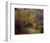 Chalk Rocks of Ruegen-Karl Blechen-Framed Art Print