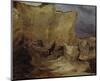 Chalk Rocks of Ruegen-Karl Blechen-Mounted Art Print