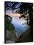 Chalk Rocks, Sunrise, National Park Jasmund, Island RŸgen, Mecklenburg-West Pomerania, Germany-Andreas Vitting-Stretched Canvas