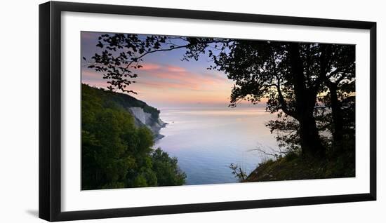 Chalk Rocks, Sunrise, National Park Jasmund, Island RŸgen, Mecklenburg-West Pomerania, Germany-Andreas Vitting-Framed Photographic Print