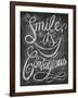 Chalk Smile-Dorothea Taylor-Framed Art Print