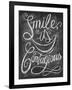 Chalk Smile-Dorothea Taylor-Framed Art Print