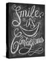 Chalk Smile-Dorothea Taylor-Stretched Canvas