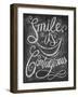 Chalk Smile-Dorothea Taylor-Framed Art Print