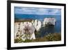 Chalk Stacks and Cliffs at Old Harry Rocks, Between Swanage and Purbeck, Dorset-Matthew Williams-Ellis-Framed Photographic Print