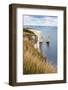 Chalk Stacks and Cliffs at Old Harry Rocks, Between Swanage and Purbeck, Dorset-Matthew Williams-Ellis-Framed Photographic Print