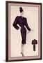 Chalk Stripe Suit-null-Framed Art Print