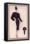 Chalk Stripe Suit-null-Framed Stretched Canvas