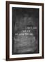 Chalk Type - Don't Look Back-Stephanie Monahan-Framed Giclee Print