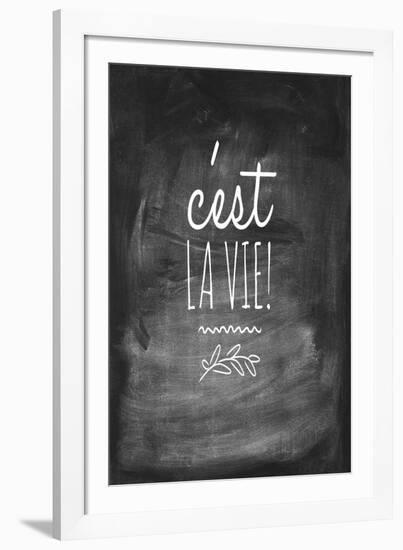 Chalk Type - La Vie-Stephanie Monahan-Framed Giclee Print