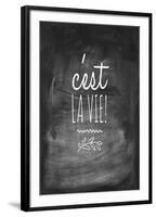 Chalk Type - La Vie-Stephanie Monahan-Framed Giclee Print