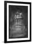 Chalk Type - La Vie-Stephanie Monahan-Framed Giclee Print